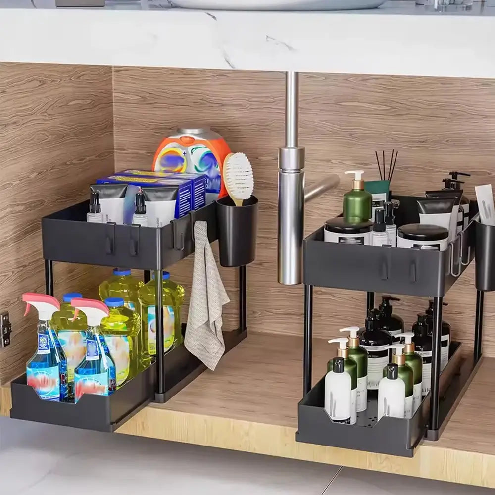 Organizator cu Sertar Glisant - 2 Niveluri